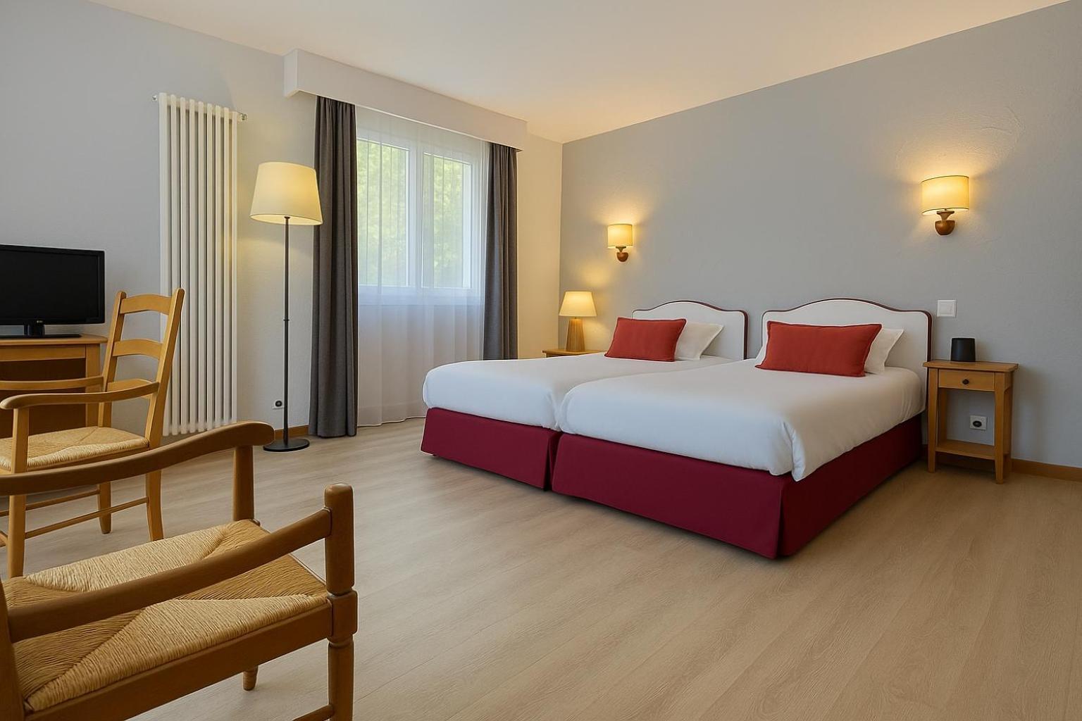 Logis Hotel, Chalets Et Restaurant Les Chatelmines La Bresse Bagian luar foto